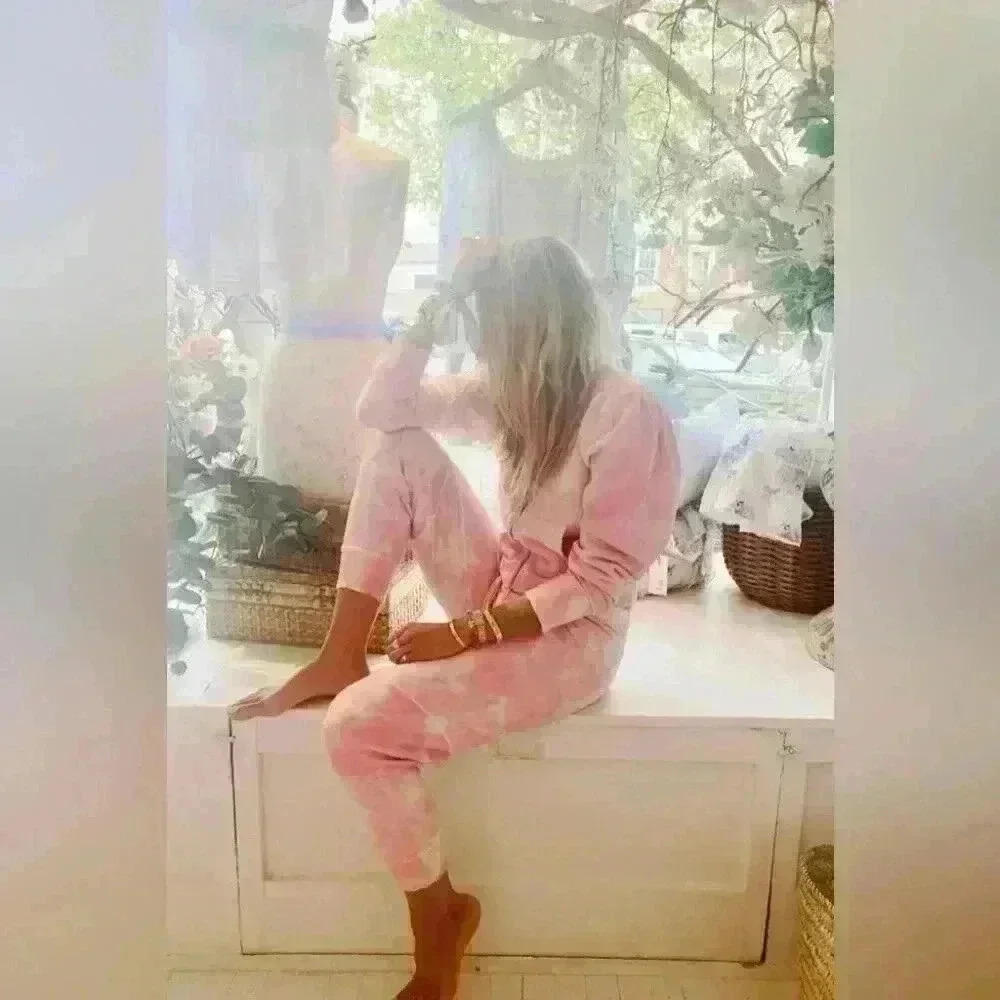 LOVESHACKFANCY “ Etty Blossom Tie Dye “ XS